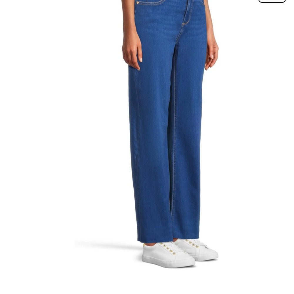 Lilly Pulitzer Aniston high-rise Blue Straight Leg Jeans - Picture 4 of 6